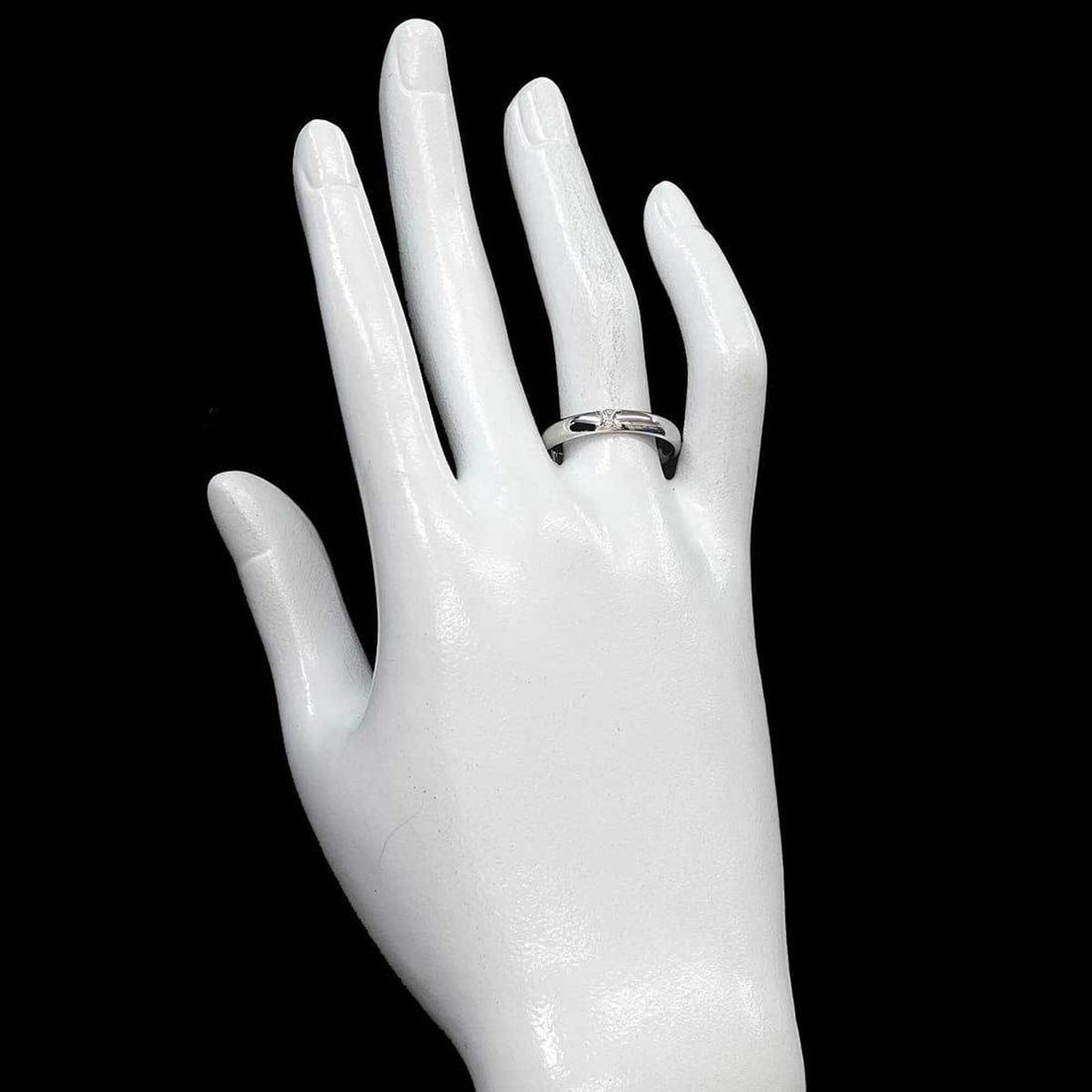Celine Triomphe 1 Ring, Platinum, Macadam Ring - 6