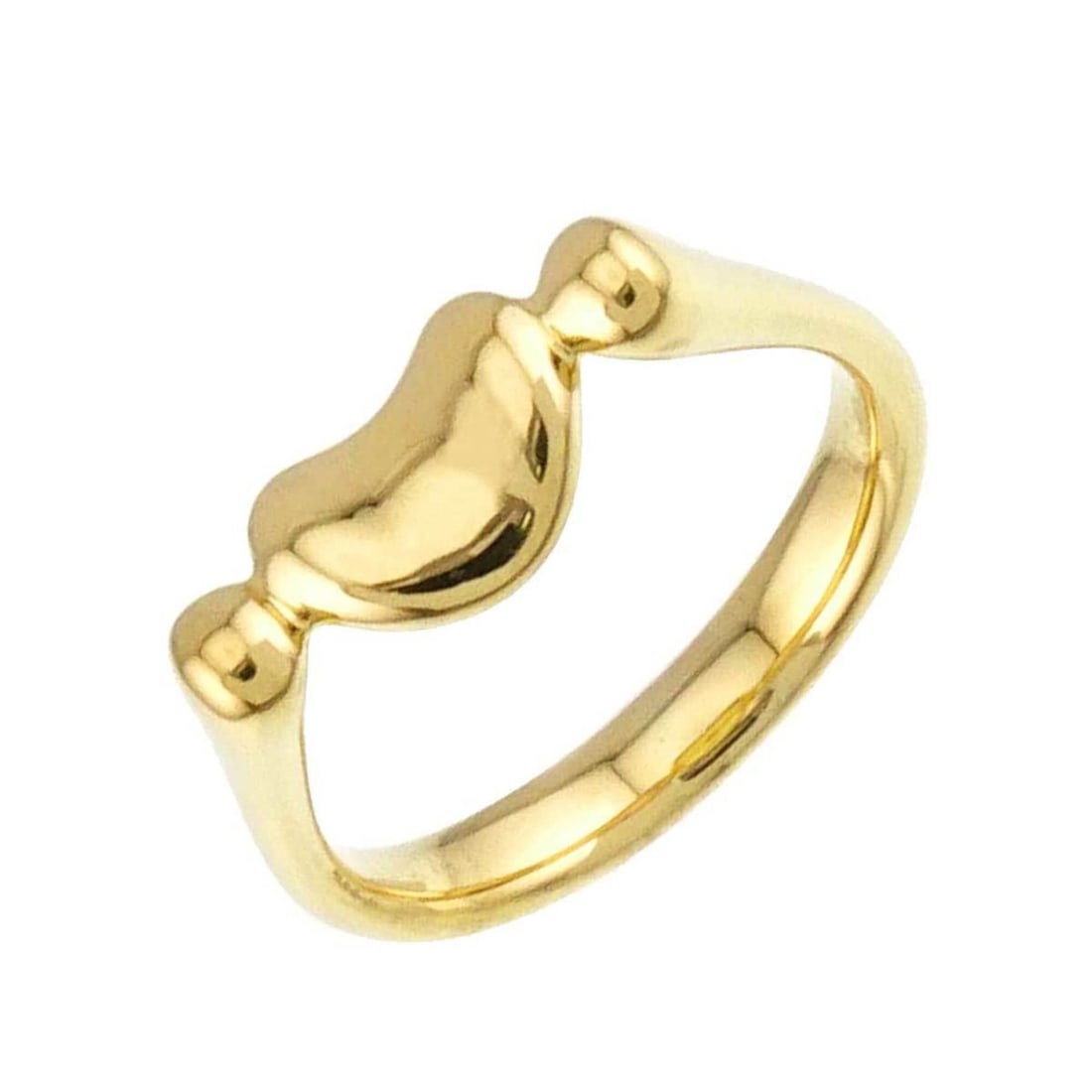 Tiffany & Co. Bean Ring, 18K Yellow Gold (750): --- Catalog ---Category: SizeJP Size: 9US Size: 5Category: DesignType: Band ringGender: WomenMaterial: Yellow gold (18K)Category: GeneralBrand: Tiffany--- Item List ---Section: ConditionRanking: Rank 