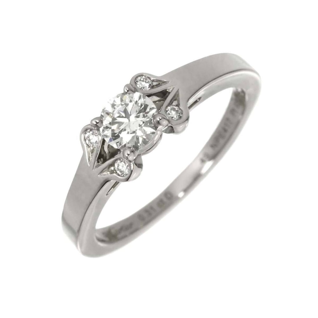 Cartier Ballerine Diamond Ring, 0.31ct G VS1 3EX, Size 49, Platinum.: --- Catalog ---Category: SizeUS Size: 5Brand Size: 49Category: DesignType: Band ringGender: WomenMaterial: Platinum 950Category: GeneralBrand: Cartier--- Item List ---Section: ConditionRanking: Rank N