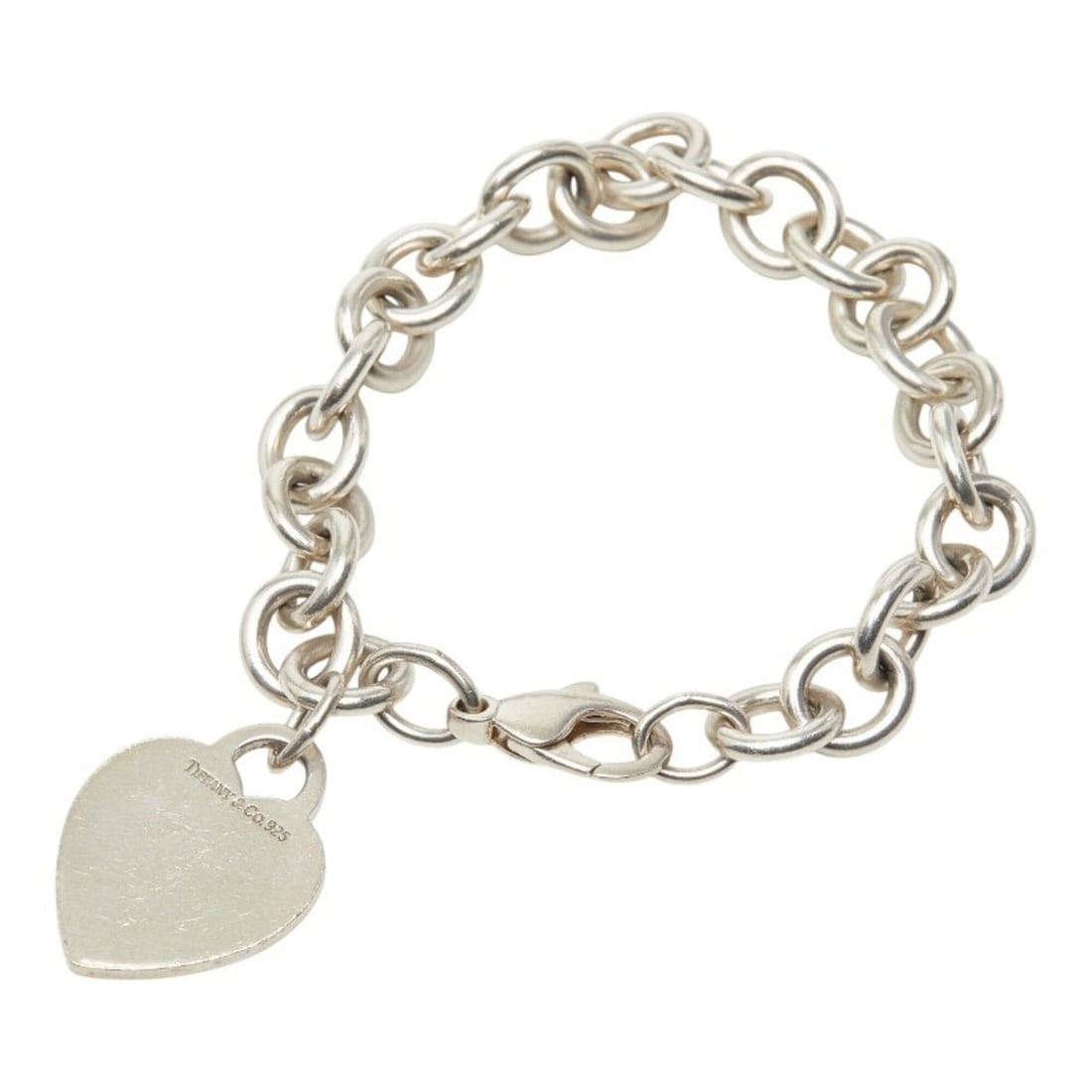 Tiffany & Co. Return to Heart Tag Chain Bracelet, SV925 Silver, Women's. (1 of 10)