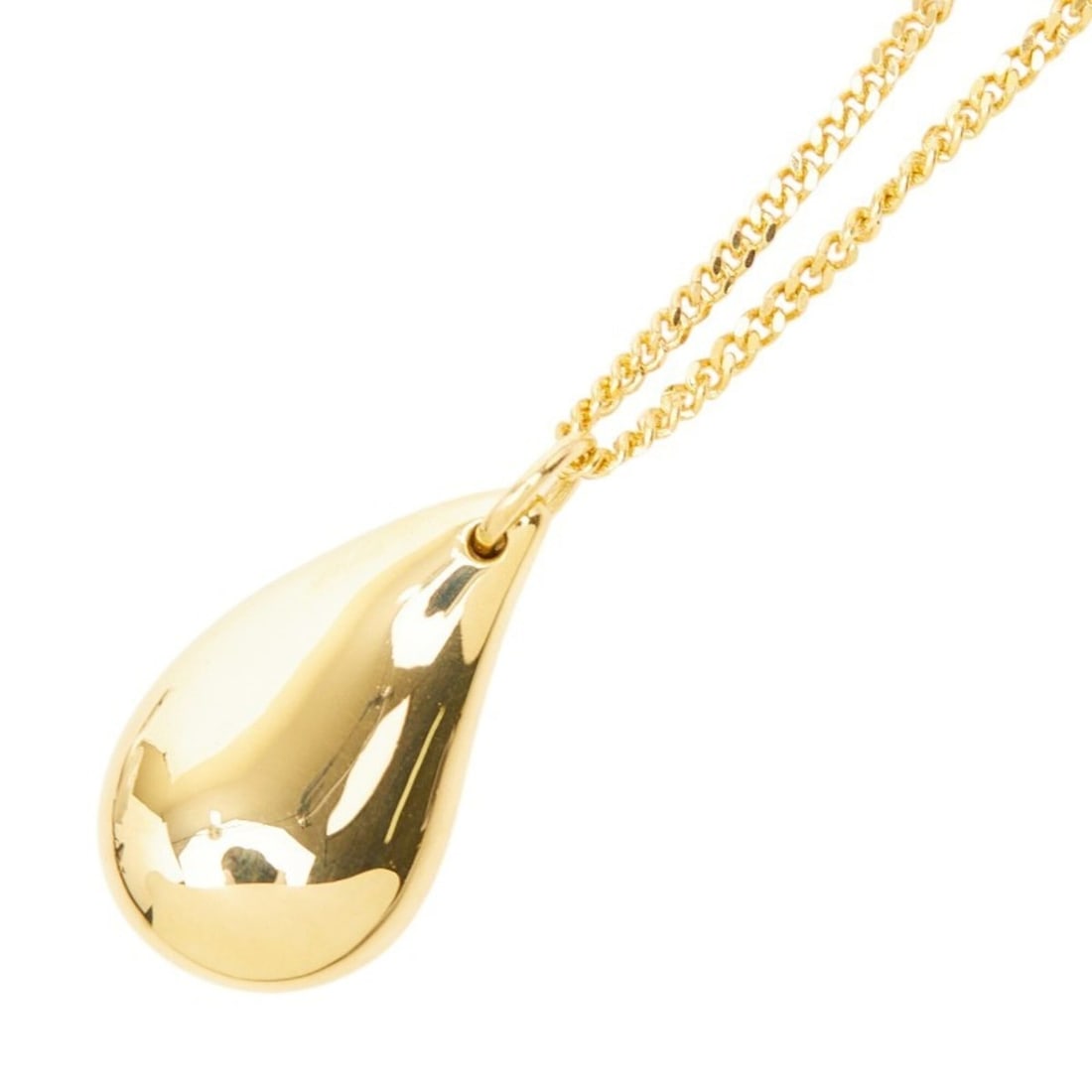 Tiffany & Co. 18K Yellow Gold Elsa Peretti Teardrop Pendant Necklace for Women: --- Catalog ---Category: SizePendant Size: 20.3mm x 12.3mm / 0.79'' x 0.48''Neck Circumference: 60.6 cm / 23.85''Category: DesignColor: Yellow goldGender: WomenMaterial: Yellow gold (18K)Pendant Type: