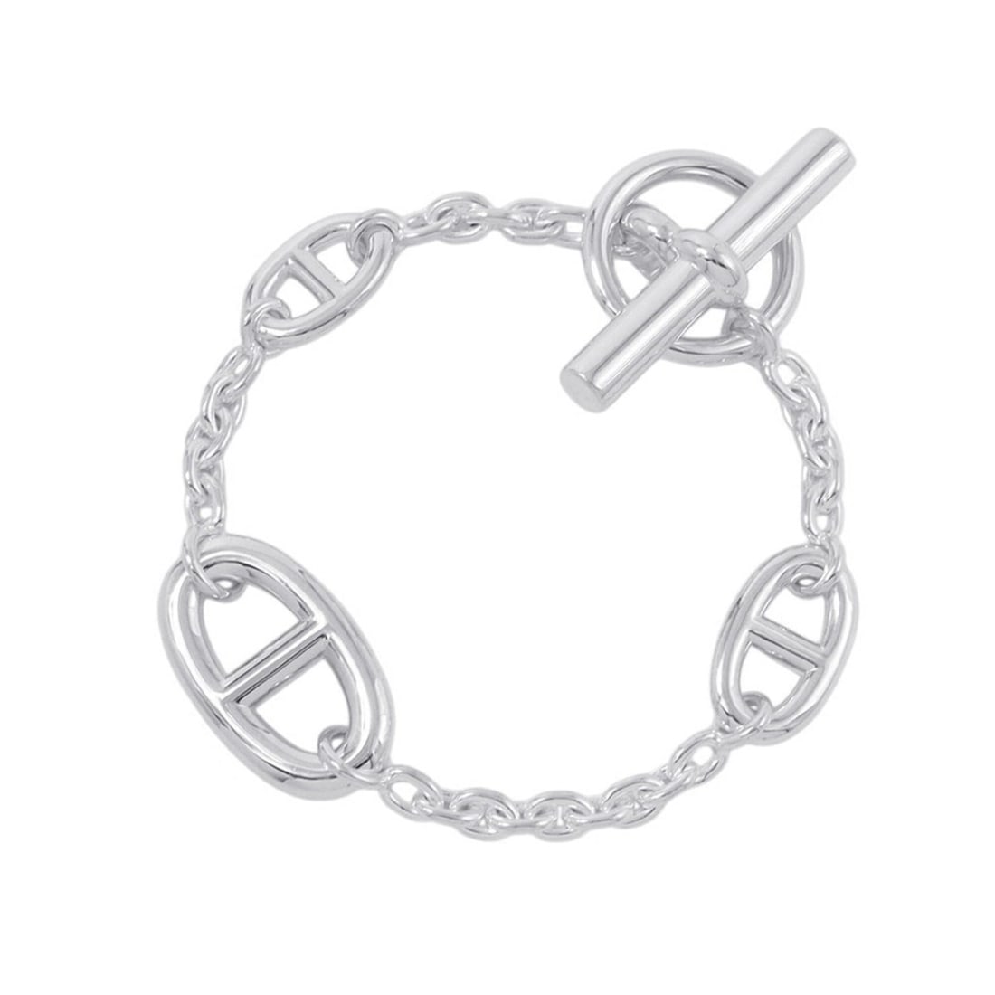 Hermes Chaine d'Ancre Farandole Bracelet, SV925 Silver, Size ST, HERMES (1 of 20)
