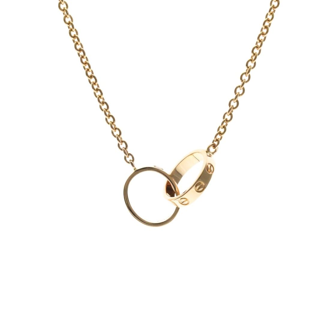 Cartier Baby Love Necklace Pink Gold (18K) No Stone Men,Women Fashion Pendant Necklace (Pink Gold) (1 of 16)