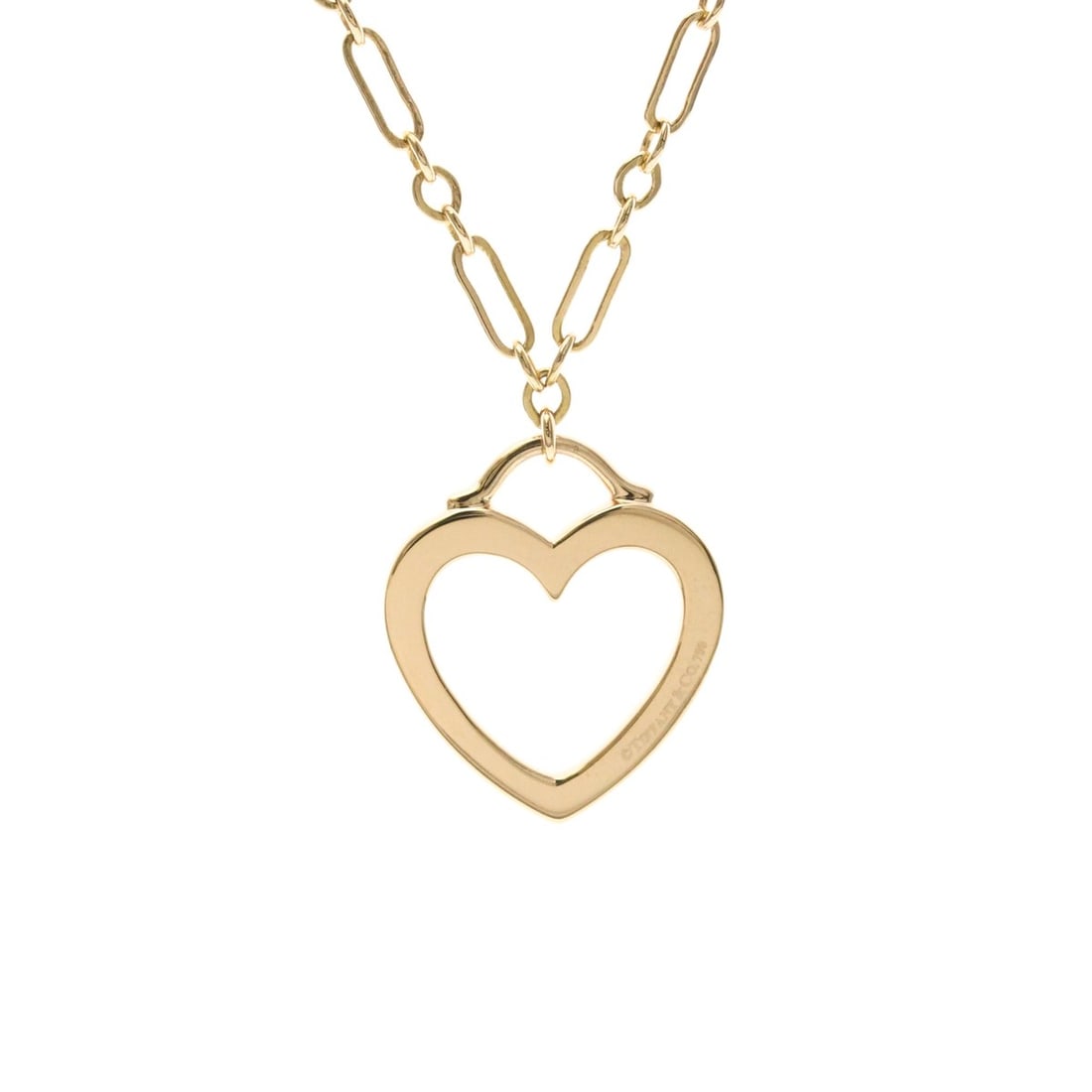 Tiffany Sentimental Heart Necklace Pink Gold (18K) No Stone Men,Women Fashion Pendant Necklace (Pink: --- Catalog ---Category: SizeWeight: 5.3g / 0.18oz.Pendant Size: 16.5mm x 14.5mm / 0.64'' x 0.57''Neck Circumference: 41 cm / 16.14''Category: DesignColor: Pink goldMetal: GoldStone: No StoneStyle: Fa