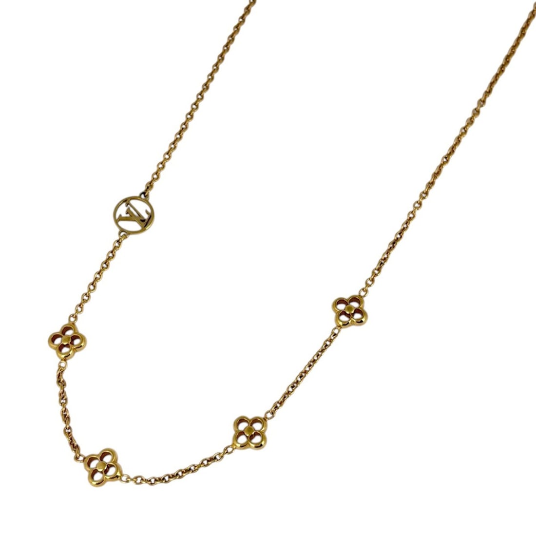 Louis Vuitton Flowerful Necklace, Monogram Flower, GP Gold, Women's: --- Catalog ---Category: SizeNeck Circumference: 46.5 cm / 18.3''Category: DesignColor: GoldGender: WomenMaterial: Gold platingNecklace Type: NecklaceCategory: GeneralMPN: M68125Brand: Louis Vuitton--
