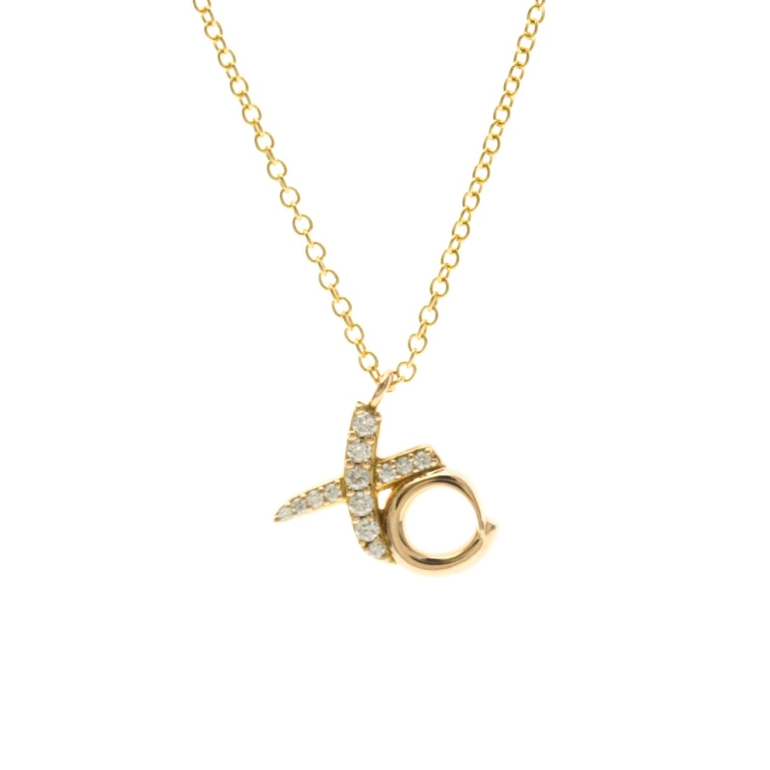Tiffany Paloma Picasso Kiss & Hug Necklace Pink Gold (18K) No Stone Men,Women Fashion Pendant: --- Catalog ---Category: SizeWeight: 2.3g / 0.08oz.Pendant Size: 7.3mm x 11mm / 0.28'' x 0.43''Neck Circumference: 40 cm / 15.74''Category: DesignColor: Pink goldMetal: GoldStone: No StoneStyle: Fashi