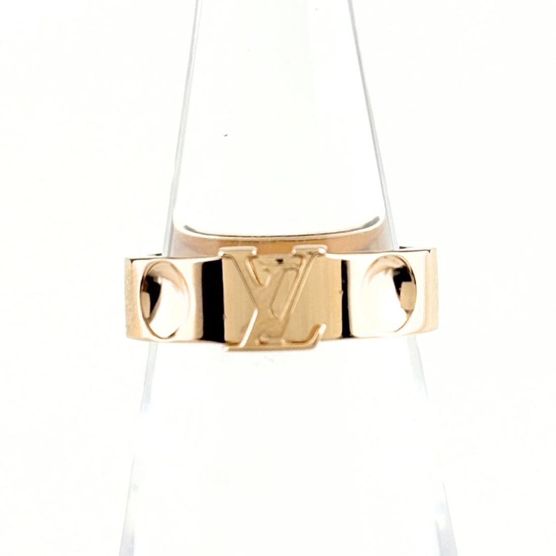 Louis Vuitton Bague Empreinte Ring, Pink Gold (PG), with small diamonds, 750 series, for women. (1 of 18)