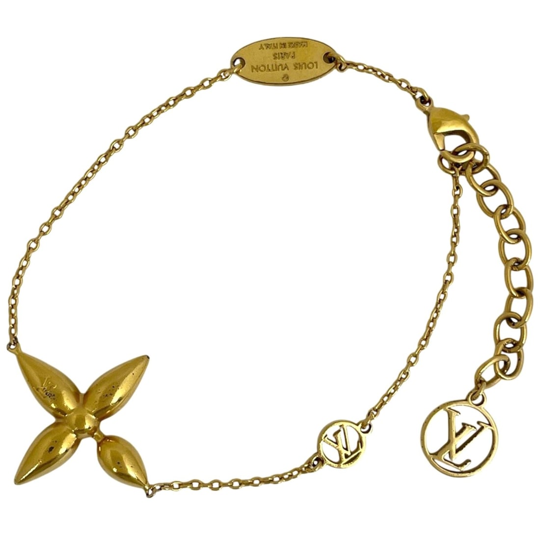 Louis Vuitton Louisette Bracelet, Gold Plated, for Women (1 of 20)