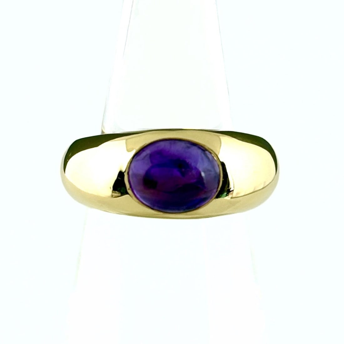 Tiffany & Co. Amethyst Ring, Yellow Gold (YG) 750, Women's Ring: --- Catalog ---Category: SizeJP Size: 8US Size: 4.5Category: DesignType: Band ringGender: WomenMaterial: Yellow gold (18K)Category: GeneralBrand: Tiffany--- Item List ---Section: ConditionRanking: Ran