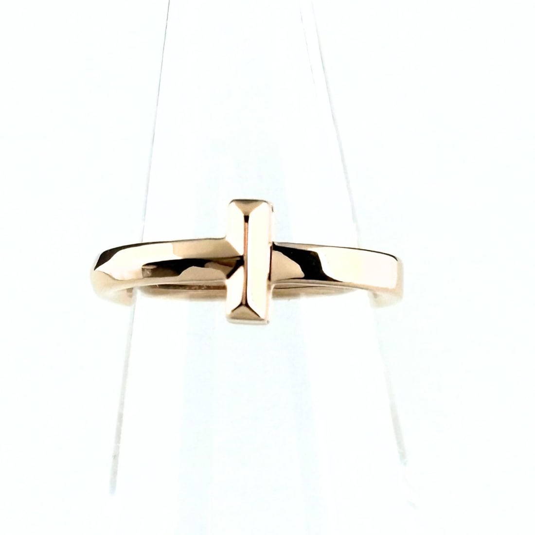 Tiffany & Co. T One Narrow Ring, Pink Gold (PG), 750, Women's Ring: --- Catalog ---Category: SizeWeight: 3.6g / 0.12oz.JP Size: 5.5US Size: 3.5Category: DesignType: Band ringGender: WomenMaterial: Pink gold (18K)Category: GeneralBrand: Tiffany--- Item List ---Section: