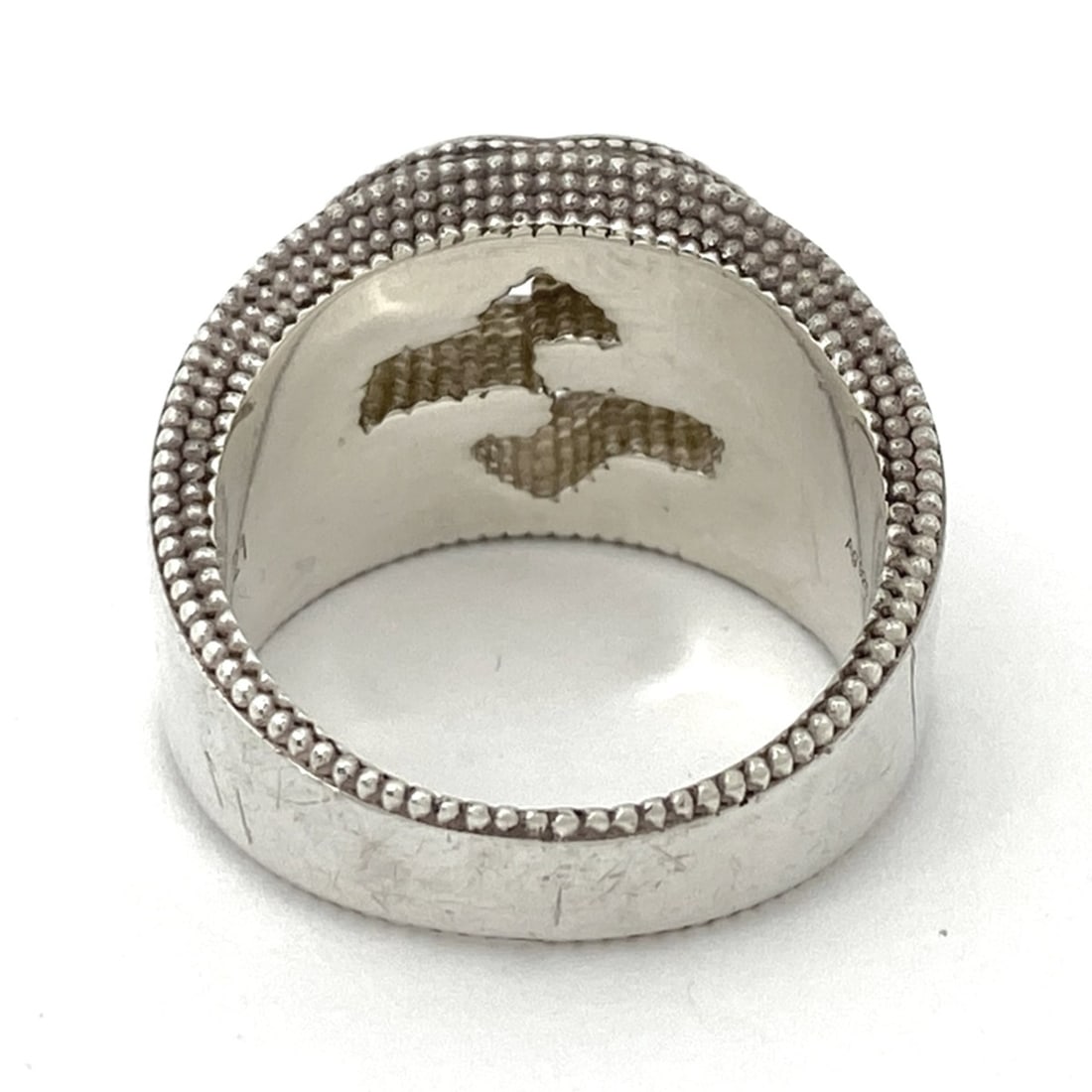 Gucci Interlocking G Ring, Sterling Silver 925, Men's Ring - 3