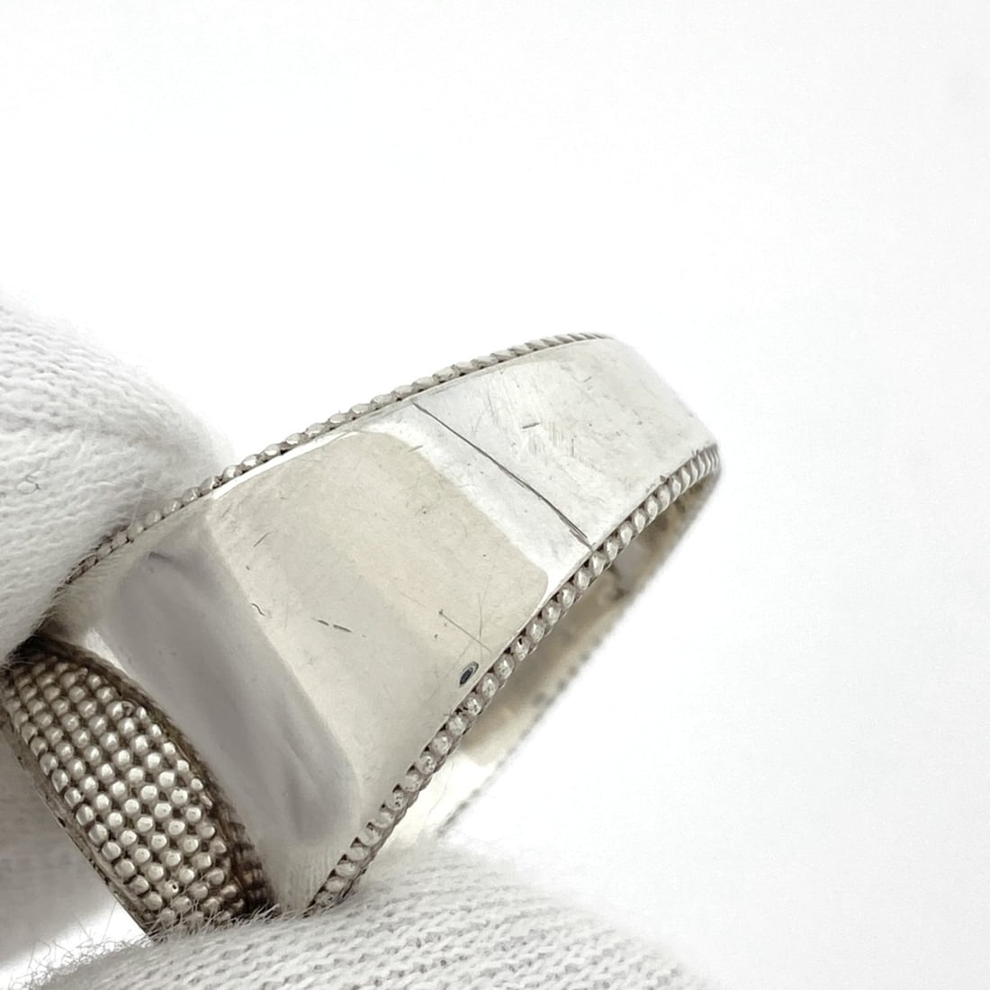 Gucci Interlocking G Ring, Sterling Silver 925, Men's Ring - 4