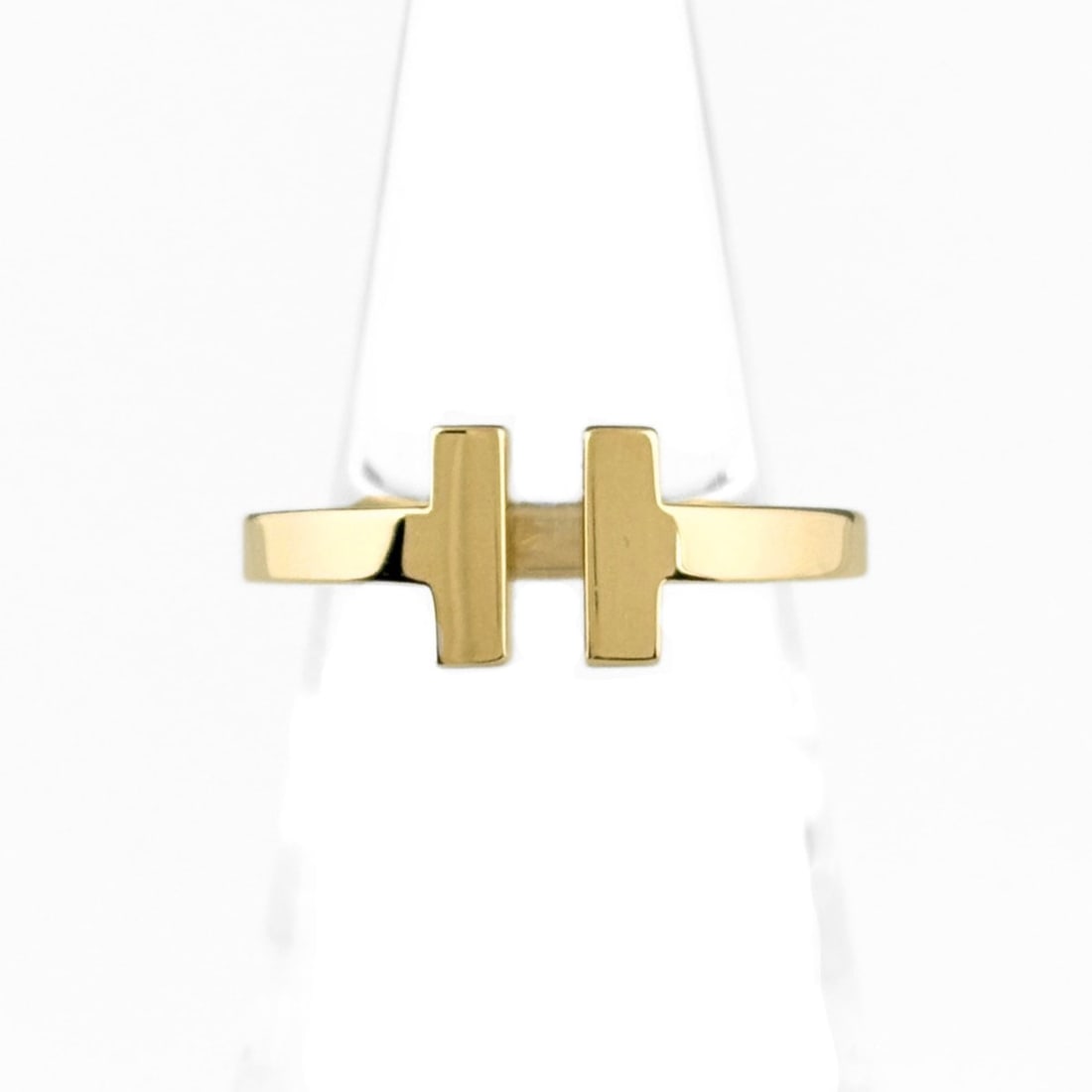 Tiffany & Co. T Square Ring, Yellow Gold (YG), 750, Women's Ring (1 of 20)