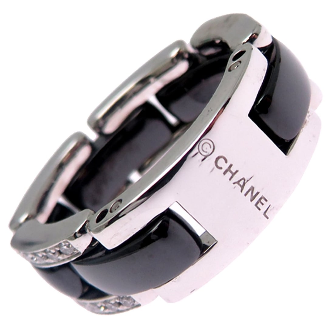 Chanel Ultra #50 Women's Ring, 750 White Gold (1 of 18)