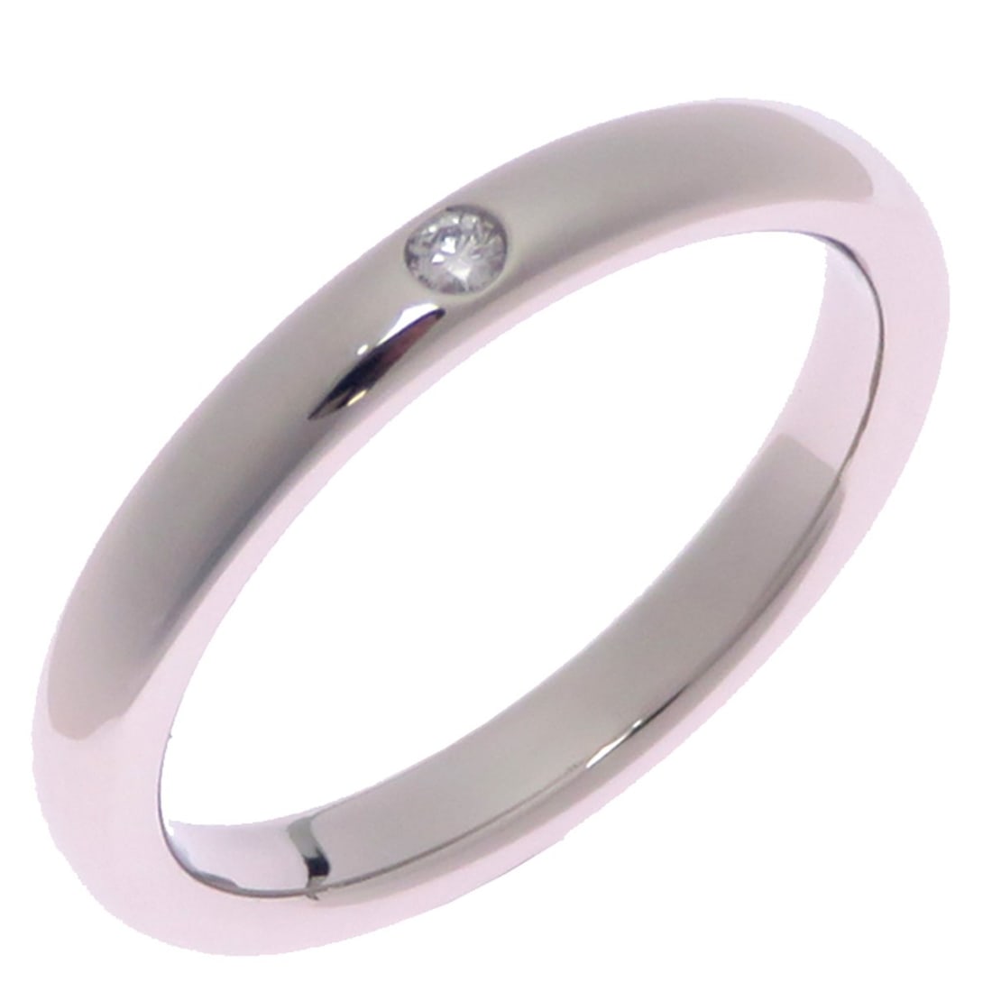 Tiffany & Co. Stacking Band Women's Ring, Platinum 950: --- Catalog ---Category: SizeJP Size: 11.5US Size: 6Category: DesignType: Band ringStone: DiamondGender: WomenMaterial: Platinum 950Category: GeneralBrand: Tiffany--- Item List ---Section: