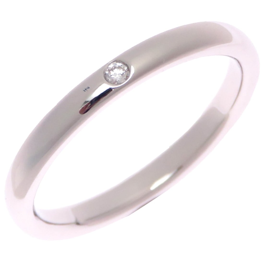 Tiffany & Co. Stacking Band Men's Ring, Platinum 950: --- Catalog ---Category: SizeJP Size: 19US Size: 9.5Category: DesignType: Band ringStone: DiamondGender: MenMaterial: Platinum 950Category: GeneralBrand: Tiffany--- Item List ---Section: