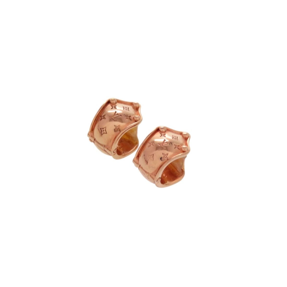 Excellent condition Louis Vuitton Dormeuse Clip Earrings M68954 GP Pink Gold LV 1063 LOUIS VUITTON: --- Catalog ---Category: SizeStone Size (HxW): 14.50mm x 10.00mm / 0.57'' x 0.39''Category: DesignType: Clip earringsColor: PinkGender: WomenMaterial: Pink gold (18K)Category: GeneralMPN:
