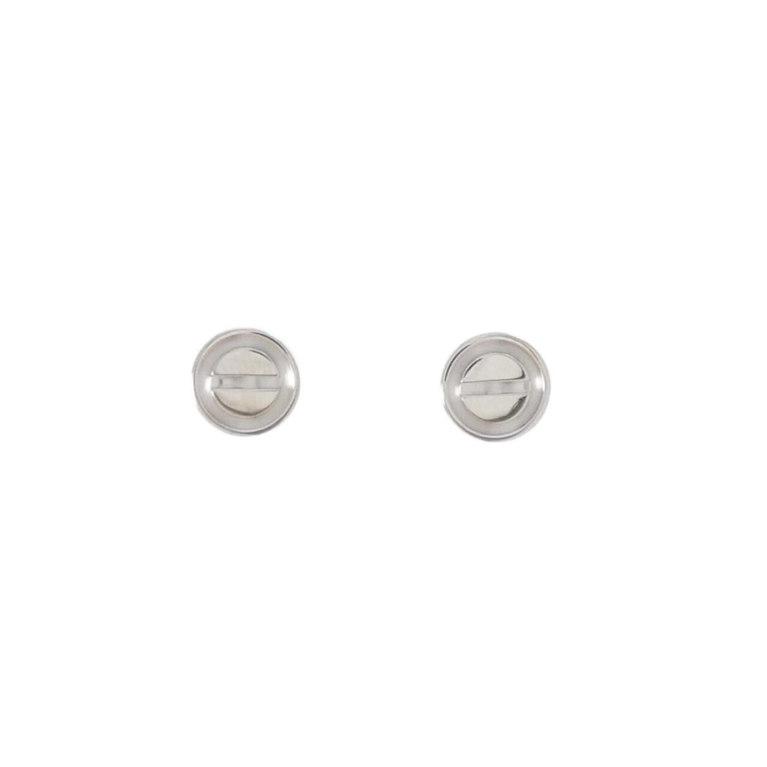 Cartier Love Earrings: --- Catalog ---Category: DesignType: Stud earringsGender: WomenMaterial: White gold (18K)Category: GeneralMPN: B8301256Brand: Cartier--- Item List ---Section: ConditionRanking: Rank A Used - A few