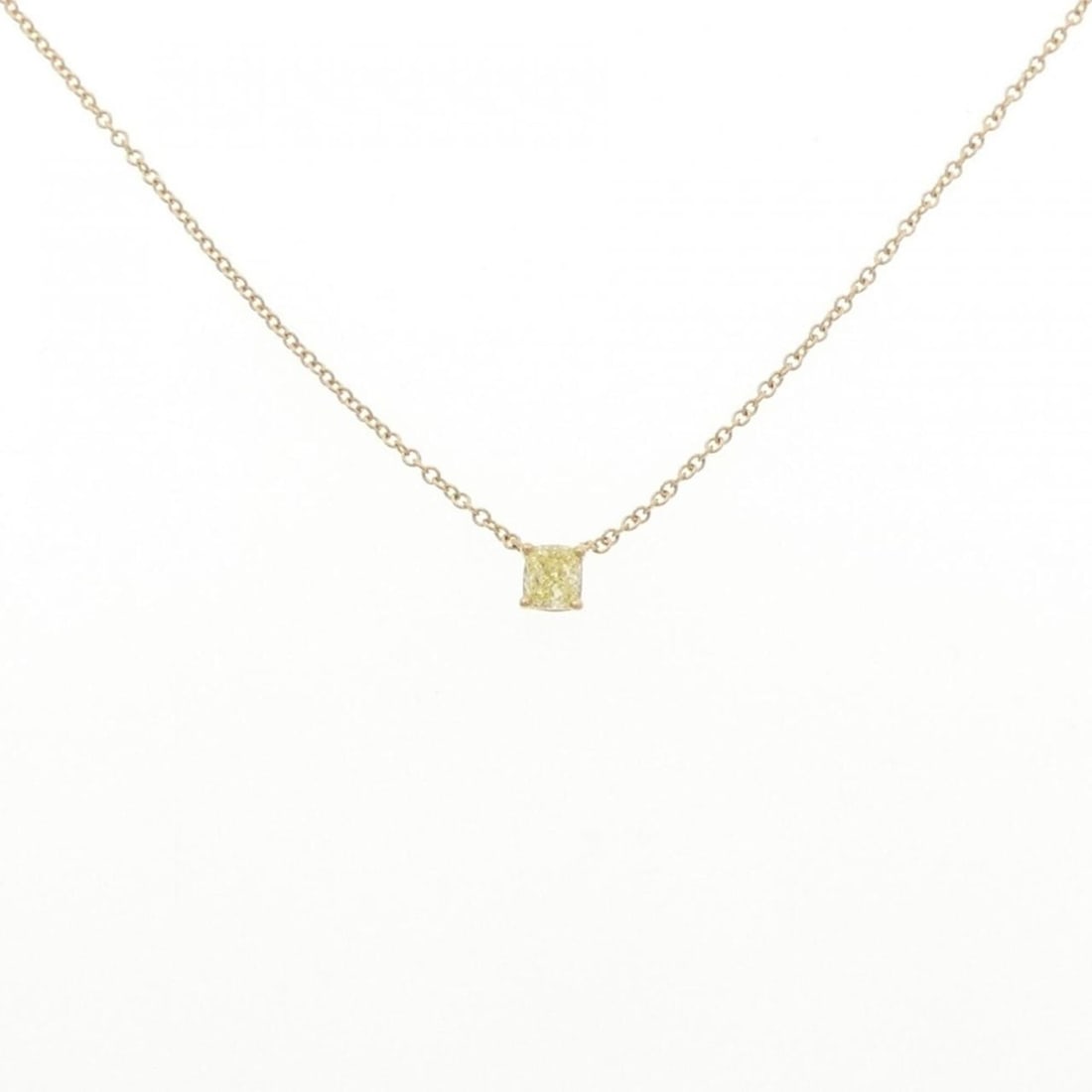 Tiffany & Co. Necklace 0.25CT FIY VS1: --- Catalog ---Category: SizePendant Size: 3.8mm x 3.5mm / 0.14'' x 0.13''Neck Circumference: 40 cm / 15.74''Category: DesignStone: DiamondGender: WomenMaterial: Yellow gold (18K)Pendant Type: