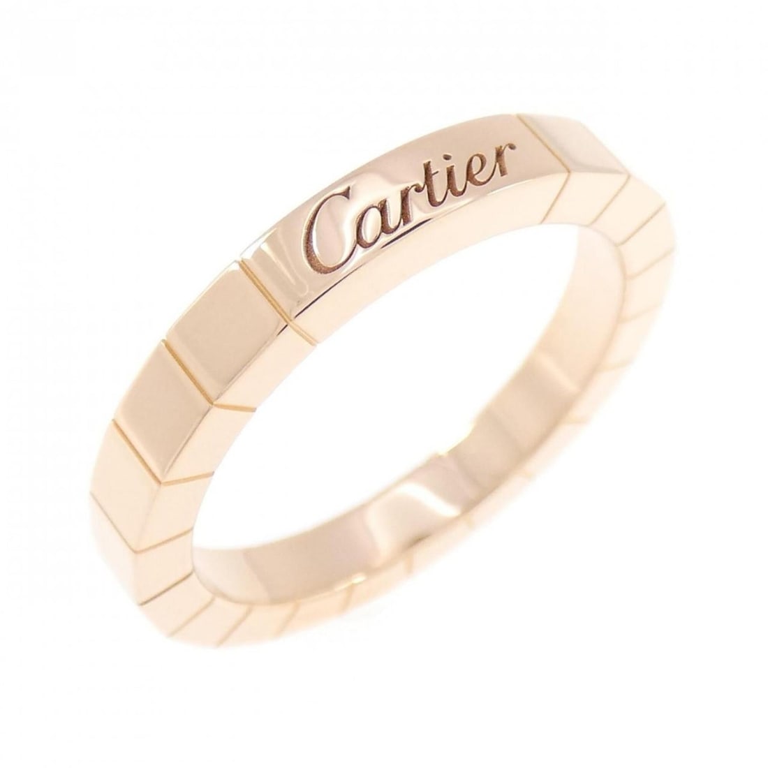 Cartier Lanieres Ring: --- Catalog ---Category: SizeJP Size: 14.5US Size: 7Category: DesignType: Band ringColor: Pink goldGender: WomenMaterial: Pink gold (18K)Category: GeneralMPN: B4048300Brand: Cartier--- Item List