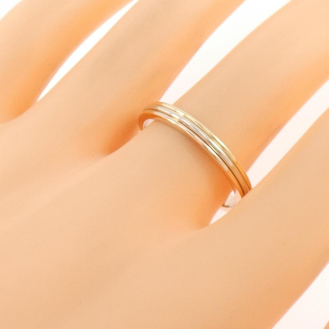 Cartier Three Gold Wedding Ring - 4