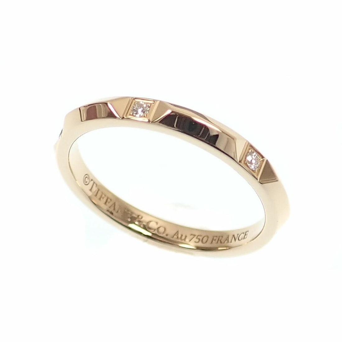 Tiffany & Co. True Band Ring, Women's, Diamond, 18K Yellow Gold, Size 13, 3.0g, 750 67134672, 6P (1 of 15)