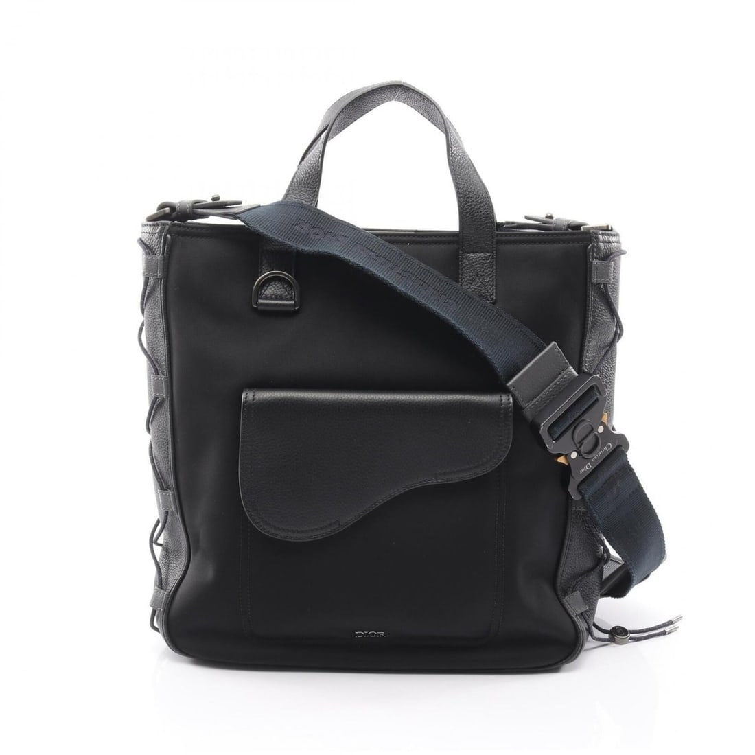 Christian Dior Trotter Pattern Saddle Bag Shoulder Bag, Canvas, Navy, Women's: --- Catalog ---Category: SizeSize (HxWxD): 15cm x 20cm x 4cm / 5.9'' x 7.87'' x 1.57''Category: DesignType: Saddle bag, Shoulder bagColor: NavyGender: WomenMaterial: Canvas , Leather Category: General