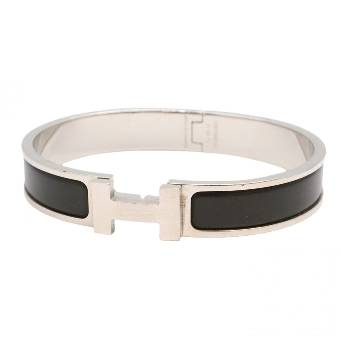 Hermes HERMES Clic Clac PM Silver Plated Red Women's: --- Catalog ---Category: SizeLength: 16cm / 6.29''Category: DesignType: BangleColor: Red color, SilverGender: WomenCategory: GeneralBrand: Hermes--- Item List ---Section: ConditionRanking: Rank B Used