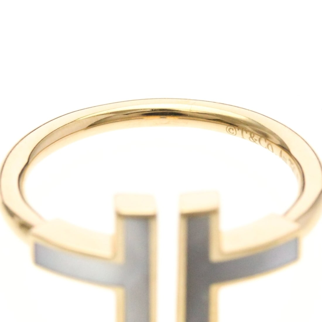Hermes Move H Ring, Logo, Sterling Silver 925, Silver, Black, Women's Ring (1 of 6)