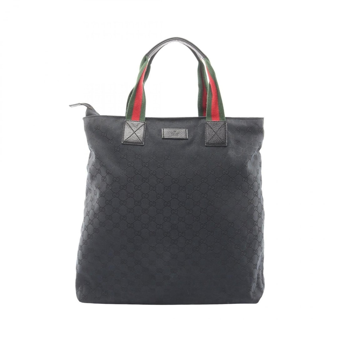 Gucci GG Canvas Sherry Line Tote Bag Handbag Leather Women's Black Red Green 131233: --- Catalog ---Category: SizeSize (HxWxD): 43cm x 41cm x 11.5cm / 16.92'' x 16.14'' x 4.52''Category: DesignType: Handbag, Tote bagColor: Black, Green, Red colorGender: WomenMaterial: Canvas , Leather