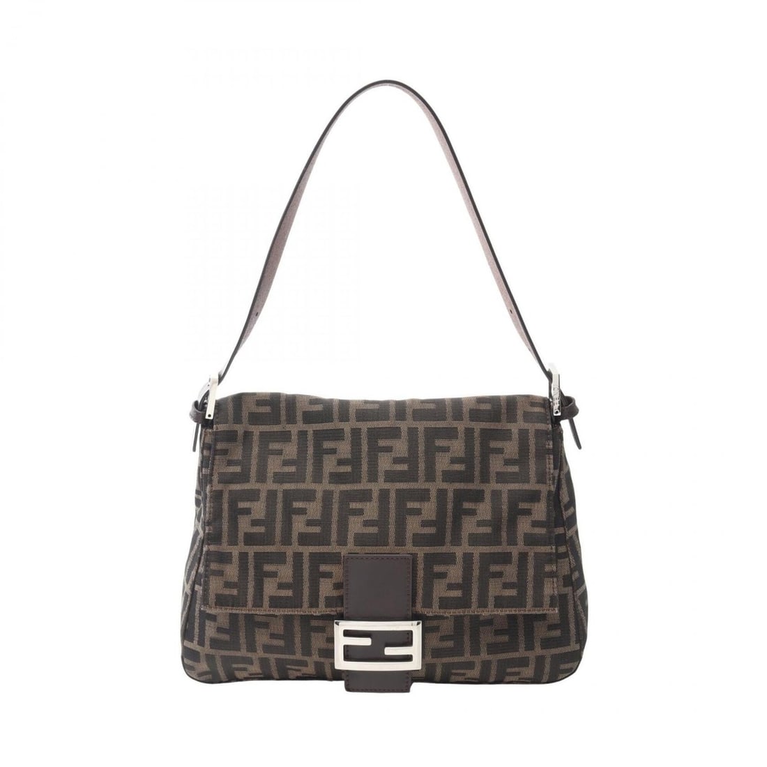 Fendi Zucca Shoulder Bag/Handbag, Canvas and Leather, Women's, Brown: --- Catalog ---Category: SizeSize (HxWxD): 23cm x 28cm x 11cm / 9.05'' x 11.02'' x 4.33''Category: DesignType: Handbag, Shoulder bagColor: BrownGender: WomenMaterial: Canvas , Leather Category: Genera