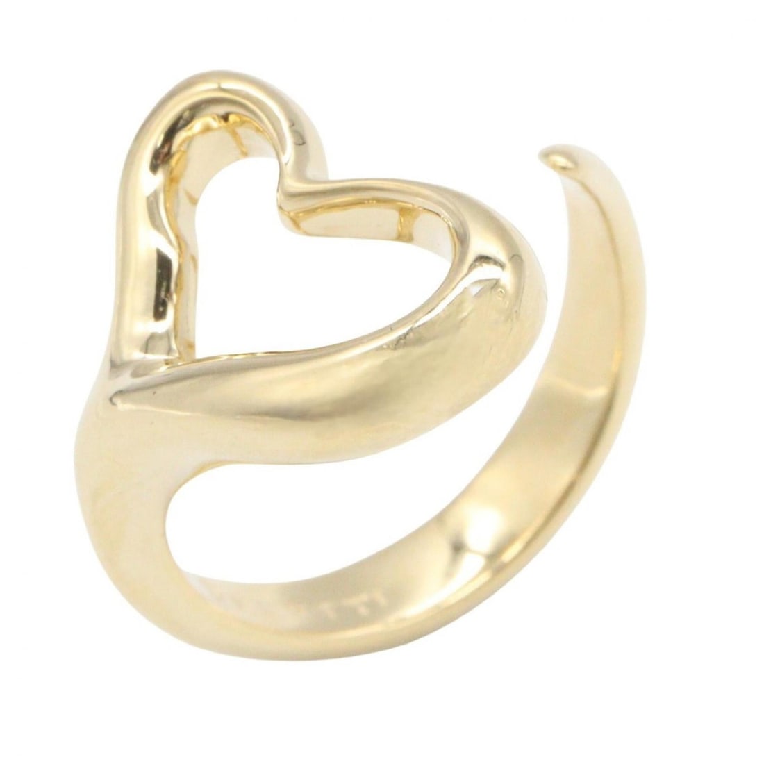 Tiffany & Co. Open Heart Ring, 18K (Yellow Gold), Women's Jewelry, Gold Tone: --- Catalog ---Category: SizeJP Size: 12US Size: 6.5Category: DesignType: Band ringColor: GoldGender: WomenMaterial: Yellow gold (18K)Category: GeneralBrand: Tiffany--- Item List ---Section: Condition