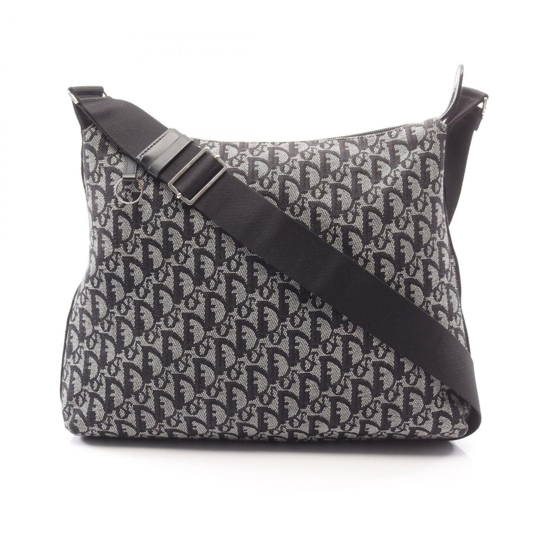 Christian Dior Dior Trotter Shoulder Bag/Handbag, Canvas, Women's, Navy/Beige: --- Catalog ---Category: SizeSize (HxWxD): 28cm x 34cm x 9cm / 11.02'' x 13.38'' x 3.54''Category: DesignType: Handbag, Shoulder bagColor: Beige, NavyGender: WomenMaterial: Canvas Category: GeneralBra