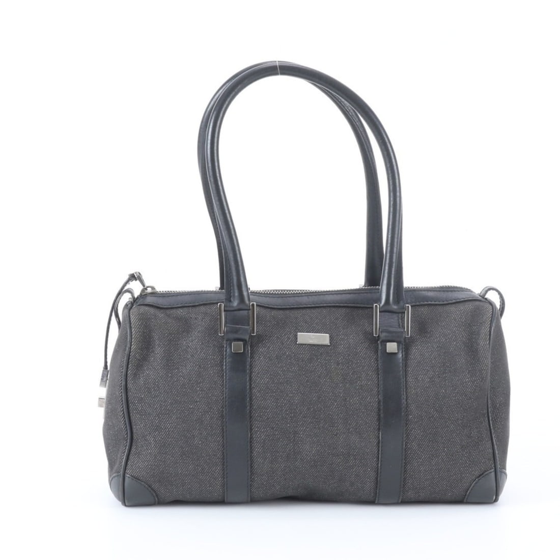 Gucci 30458 Leather Handbag Mini Boston Tote Bag - Black Women's: --- Catalog ---Category: SizeSize (HxWxD): 21cm x 31cm x 10cm / 8.26'' x 12.2'' x 3.93''Handle Length: 44cm / 17.32''Category: DesignType: Handbag, Tote bagColor: BlackGender: WomenMaterial: Leather ,