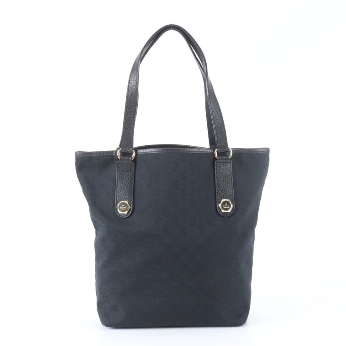 Gucci GG Canvas 153009 Leather Tote Bag, Handbag, Shoulder Black, Women's: --- Catalog ---Category: SizeSize (HxWxD): 31cm x 26cm x 14cm / 12.2'' x 10.23'' x 5.51''Handle Length: 48cm / 18.89''Category: DesignType: Handbag, Tote bagColor: BlackGender: WomenMaterial: Leather 