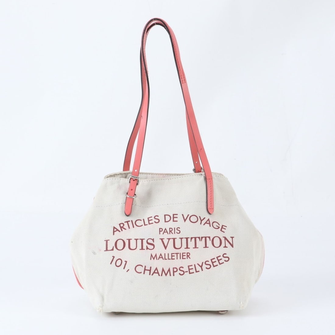 Louis Vuitton Cabas PM Corail M94505 Leather Tote Bag, Handbag, Shoulder Pink, Women's: --- Catalog ---Category: SizeSize (HxWxD): 21cm x 21cm x 15cm / 8.26'' x 8.26'' x 5.9''Handle Length: 54cm / 21.25''Category: DesignType: Handbag, Tote bagColor: CorailGender: WomenMaterial: Leather ,