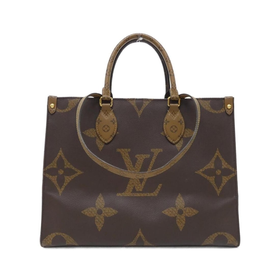 Louis Vuitton Monogram Giant OnTheGo MM M45039 Handbag: --- Catalog ---Category: SizeSize (HxWxD): 26cm x 34cm x 13cm / 10.23'' x 13.38'' x 5.11''Category: DesignType: HandbagColor: MarronGender: Men,WomenMaterial: Coated canvas Hardware Color: GoldCategor