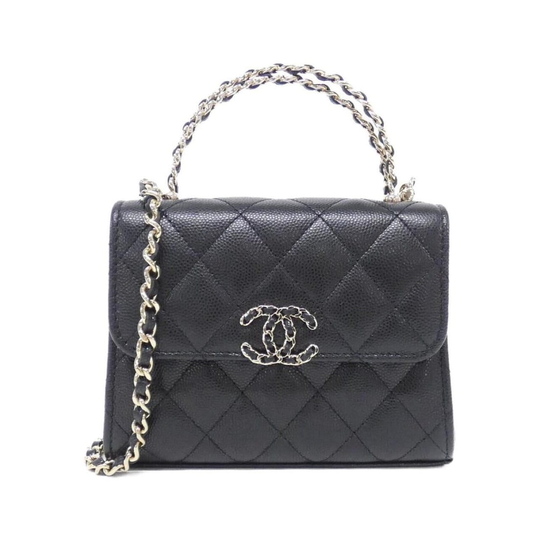 Chanel AP3237 handbag: --- Catalog ---Category: SizeSize (HxWxD): 11cm x 15cm x 6cm / 4.33'' x 5.9'' x 2.36''Category: DesignType: HandbagColor: BlackGender: WomenMaterial: Grained Calfskin Hardware Color: GoldCategory: