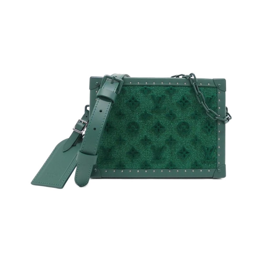 Louis Vuitton Monogram Tuftage Clutch Box Shoulder Bag: --- Catalog ---Category: SizeSize (HxWxD): 16cm x 22cm x 8cm / 6.29'' x 8.66'' x 3.14''Category: DesignType: Shoulder bagColor: GreenGender: WomenMaterial: Coated canvas Category: GeneralBrand: Louis