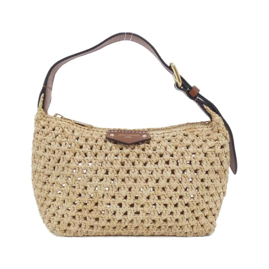 Louis Vuitton Pochette Hills M14304 Handbag: --- Catalog ---Category: SizeSize (HxWxD): 12cm x 17cm x 7cm / 4.72'' x 6.69'' x 2.75''Category: DesignType: Handbag, PochetteColor: NaturalGender: WomenMaterial: Raffia Hardware Color: GoldCategory: