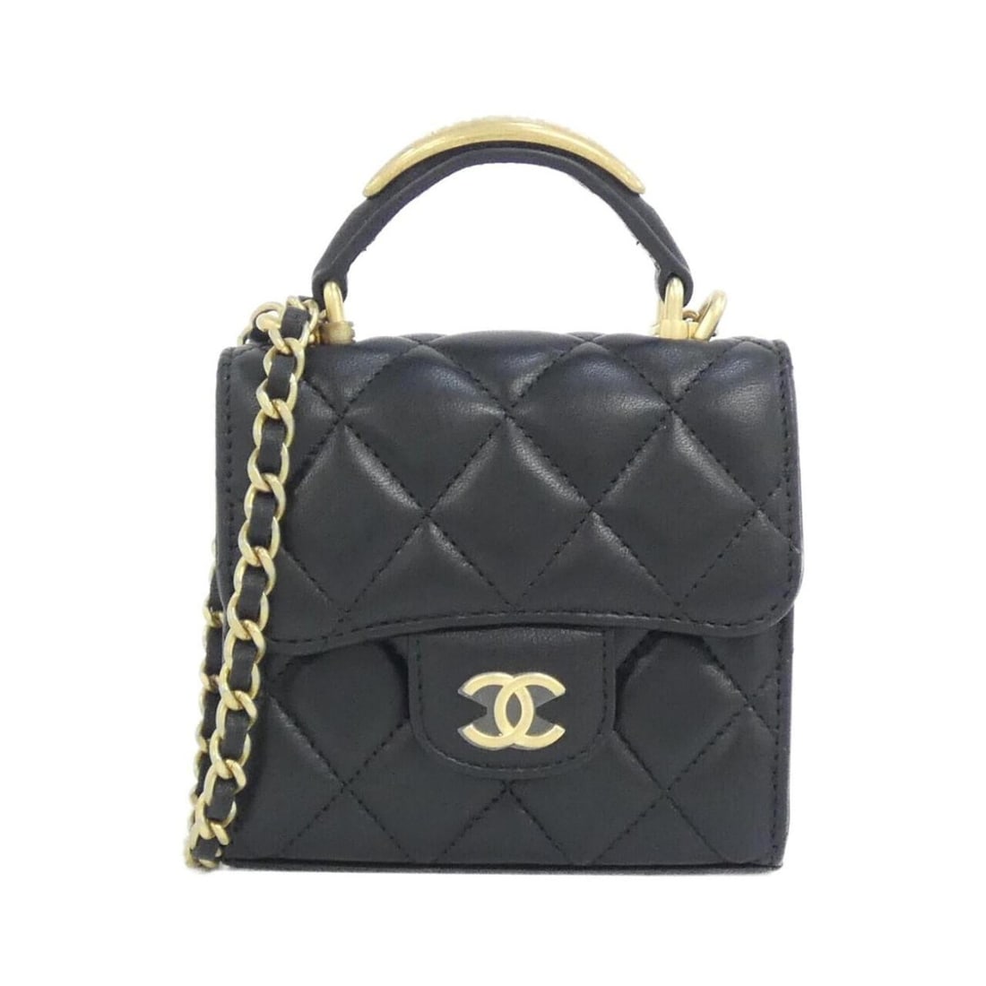 Chanel AP2682 Shoulder Bag: --- Catalog ---Category: SizeSize (HxWxD): 10.5cm x 11cm x 4.5cm / 4.13'' x 4.33'' x 1.77''Category: DesignType: Shoulder bagColor: BlackGender: WomenMaterial: Leather Hardware Color: Matte