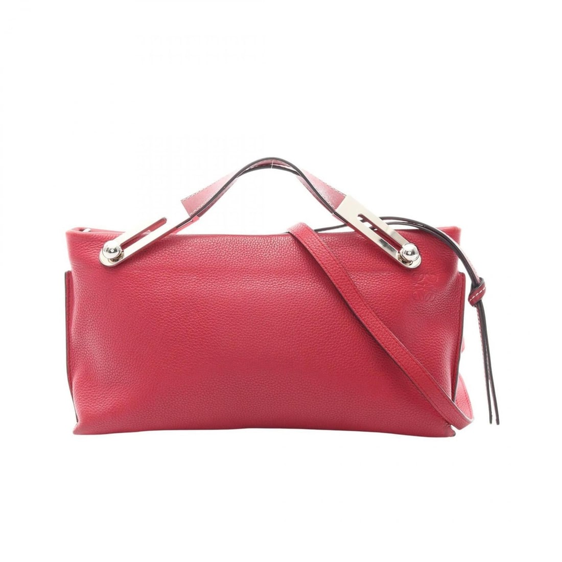Loewe Missy Small 2-way Handbag, Leather, Women's, Red: --- Catalog ---Category: SizeSize (HxWxD): 16.5cm x 28cm x 4cm / 6.49'' x 11.02'' x 1.57''Category: DesignType: HandbagColor: Red colorGender: WomenMaterial: Leather Category: GeneralBrand: Loewe---