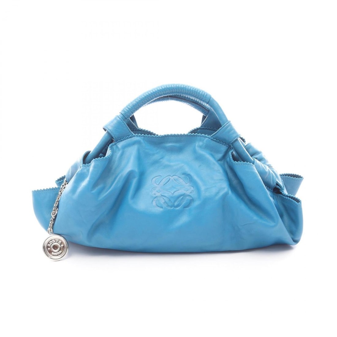 Loewe Nappa Aire Handbag, Leather, Women's, Blue: --- Catalog ---Category: SizeSize (HxWxD): 18cm x 30cm x 13cm / 7.08'' x 11.81'' x 5.11''Category: DesignType: HandbagColor: BlueGender: WomenMaterial: Leather Category: GeneralBrand: Loewe--- Item