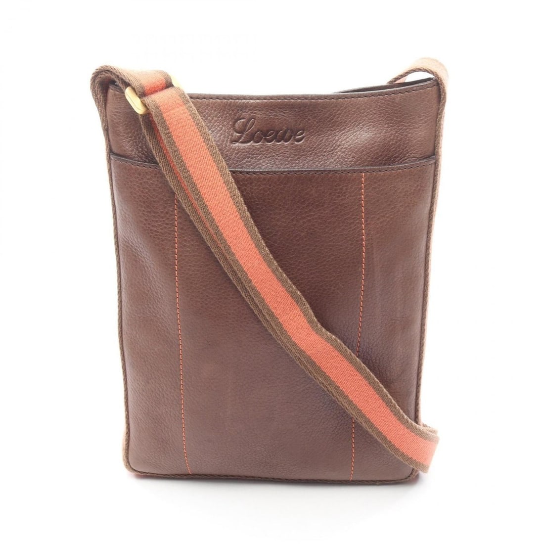 Loewe LOEWE Shoulder Bag Handbag Leather Women's Brown Orange: --- Catalog ---Category: SizeSize (HxWxD): 25.5cm x 19cm x 3cm / 10.03'' x 7.48'' x 1.18''Category: DesignType: Handbag, Shoulder bagColor: Brown, OrangeGender: WomenMaterial: Leather Category: