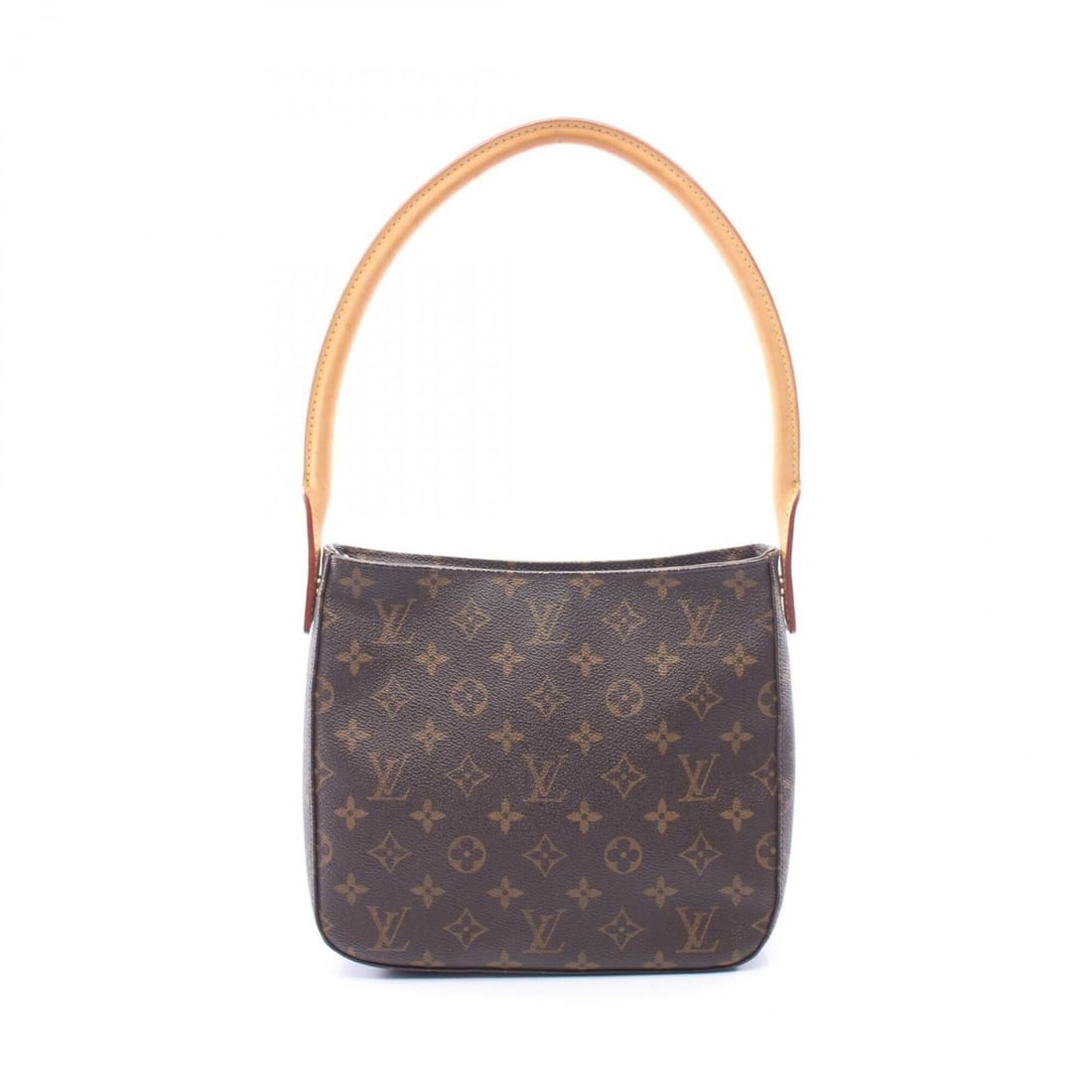 Louis Vuitton Looping MM Monogram Shoulder Bag/Handbag, Coated Canvas and Leather, Women's, Brown,: --- Catalog ---Category: SizeSize (HxWxD): 21cm x 24cm x 10cm / 8.26'' x 9.44'' x 3.93''Category: DesignType: Handbag, Shoulder bagColor: BrownGender: WomenMaterial: PVC , Coated canvas , Leather Cate