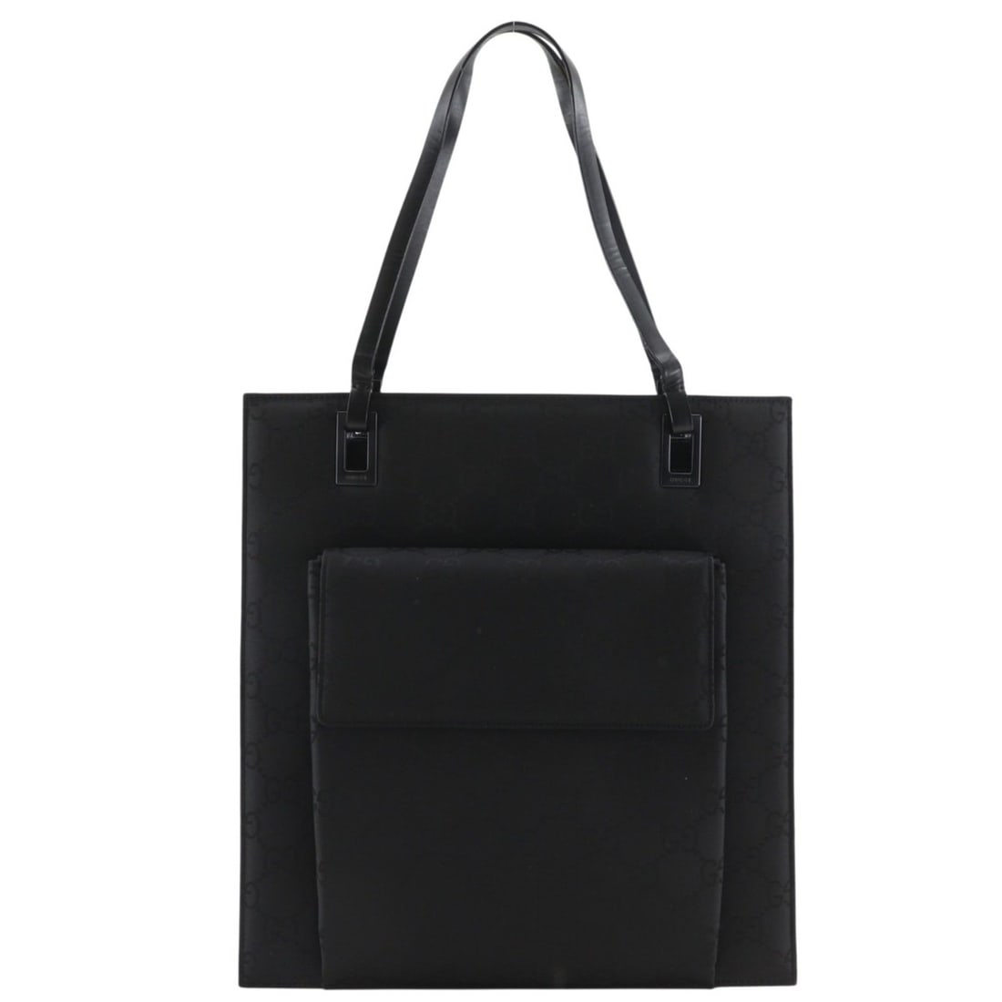 Gucci GG Tote Bag 002-1008 Nylon Canvas Black A4 Women's: --- Catalog ---Category: SizeWeight: 820g / 1.8lb.Handle Drop: 20.00cm / 7.87''Size (HxWxD): 33cm x 31cm x 8cm / 12.99'' x 12.2'' x 3.14''Category: DesignType: Tote bagColor: BlackGender: WomenMateria