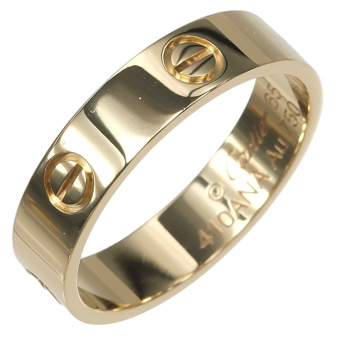 Cartier Love Ring, Size 24, 18K Yellow Gold, Approx. 7.16g.: --- Catalog ---Category: SizeWidth: 5.48mm / 0.22''Weight: 7.16g / 0.25oz.JP Size: 24US Size: 11.5Inner Diameter: 20.99mm / 0.83''Category: DesignType: Band ringGender: MenMaterial: Yellow gold (18K)C
