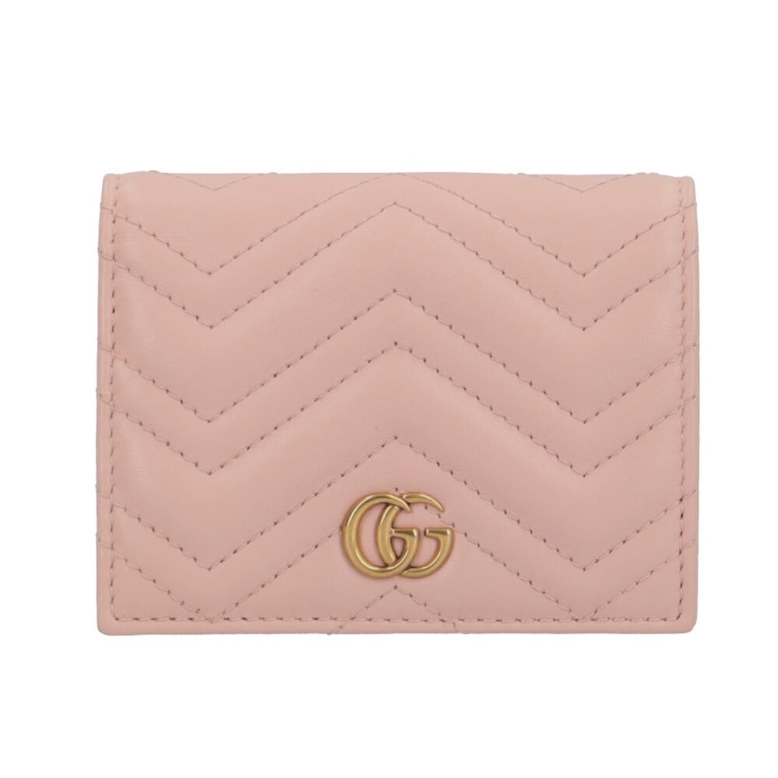 Gucci GG Marmont Double G Bi-fold Wallet, Leather 466492, Women's GUCCI: --- Catalog ---Category: SizeSize (HxWxD): 8cm x 10.5cm x 3cm / 3.14'' x 4.13'' x 1.18''Category: DesignType: Wallet (bi-fold)Color: PinkGender: WomenMaterial: Leather Category: GeneralMPN: 466492Bran
