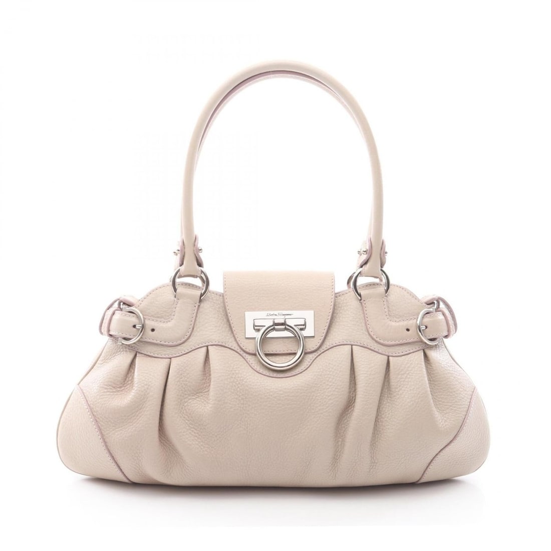 Salvatore Ferragamo Marissa Gancini Handbag, Leather, Women's, Pink, AU-21 6317: --- Catalog ---Category: SizeSize (HxWxD): 19cm x 36cm x 4cm / 7.48'' x 14.17'' x 1.57''Category: DesignType: HandbagColor: PinkGender: WomenMaterial: Leather Category: GeneralMPN: AU-21 6317Brand: Sa