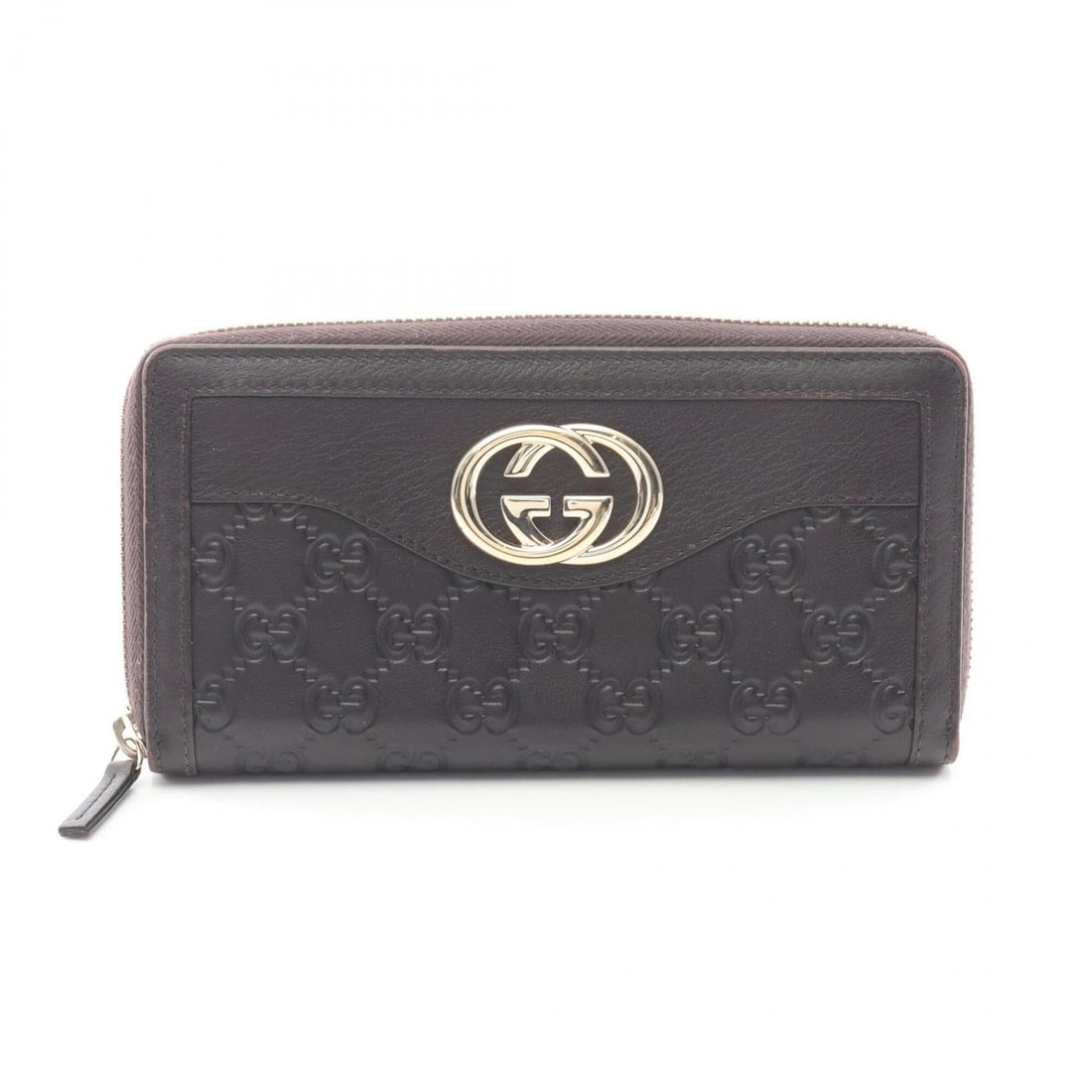 Gucci Sukey Guccissima Round Long Wallet, Leather, Women's, Brown, 308012: --- Catalog ---Category: SizeSize (HxWxD): 10cm x 18.5cm x 2.5cm / 3.93'' x 7.28'' x 0.98''Category: DesignType: Long wallet (bi-fold)Color: BrownGender: WomenMaterial: Leather Category: GeneralMPN: 3